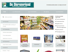 Tablet Screenshot of dedierenvriend.nl